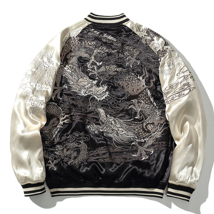 キムタク REVERSIBLE SOUVENIR JACKET Japanese Reversible Souvenir Jacket A | Dead Center Vintage