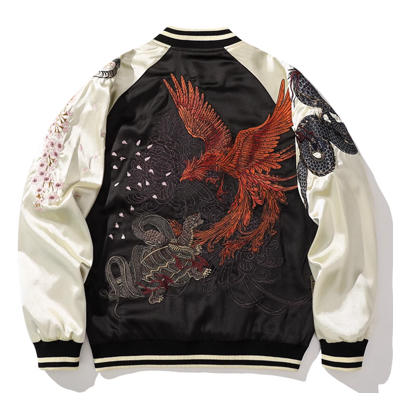 天の守護者 Celestial Guardians Sukajan Souvenir Bomber