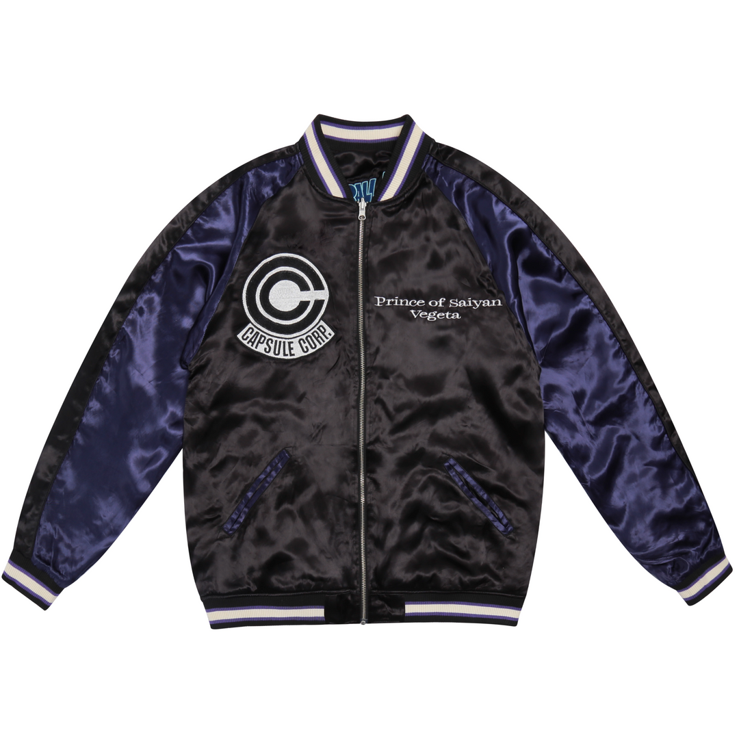 Vegeta Dragonball Sukajan Souvenir-Bomberjacke (Wendejacke)