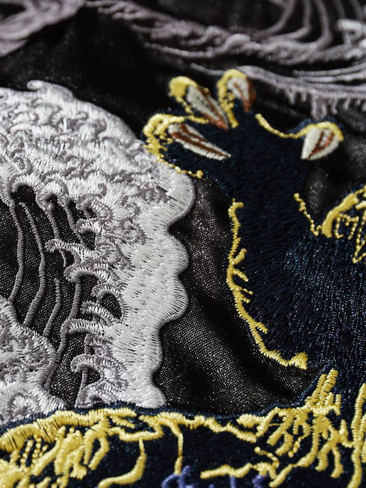 Monster Embroidery Sukajan Souvenir Bomber Jacket