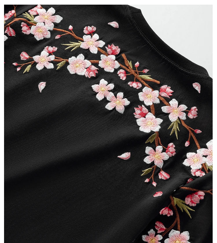 Sakura Shoulder Bloom Tee