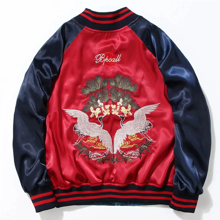 Reversible USA Sukajan Souvenir Bomber Jacket