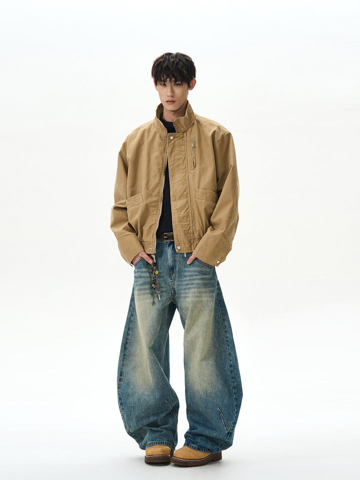 Tobari Cotton Bomber Jacket