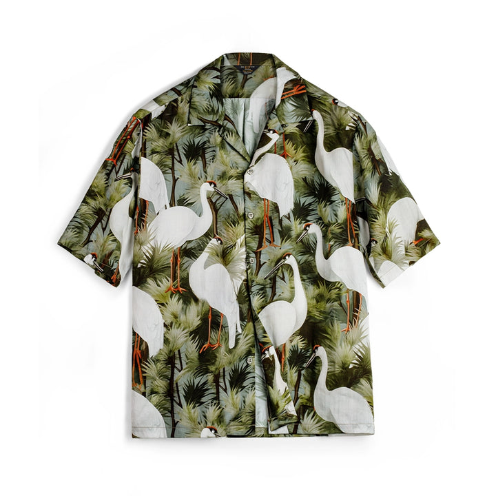 Tsuru Garden Aloha Shirt