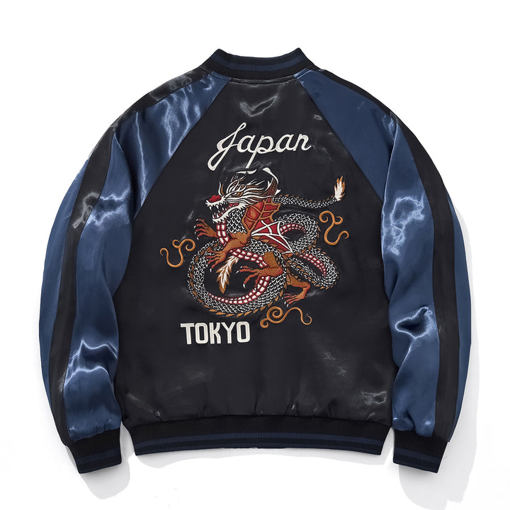 Tokyo Ryū Embroidered Sukajan Jacket Product Description