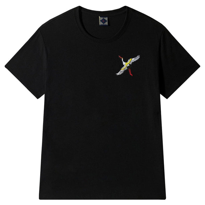 T-shirt brodé Grues de la Sérénité