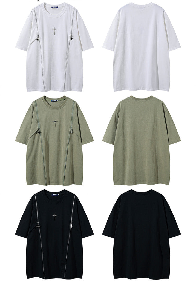Starfall Zipper Tee