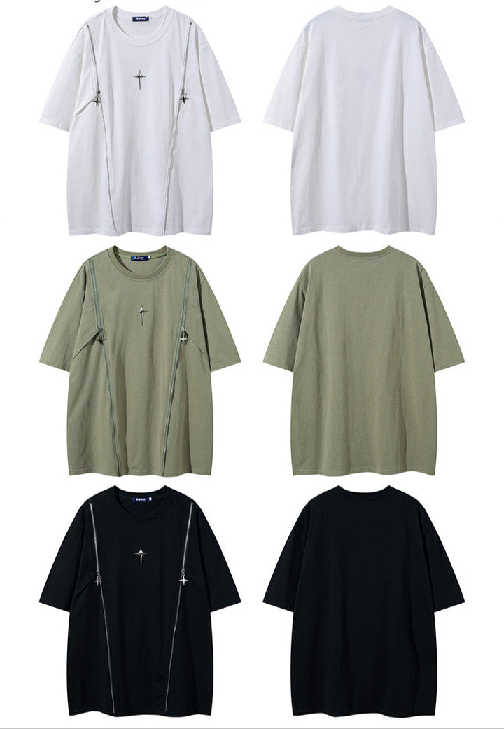 Starfall Zipper Tee
