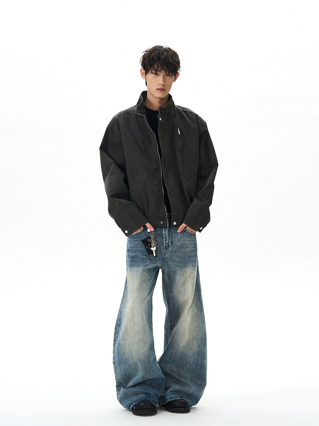 Tobari Cotton Bomber Jacket