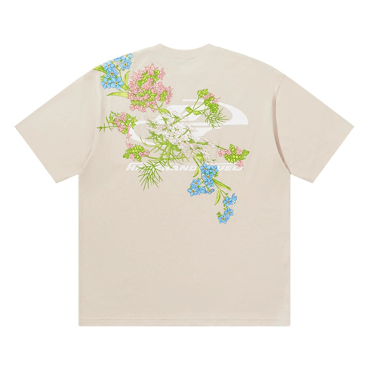 HARSH and CRUEL Floral Embroidered T-shirt