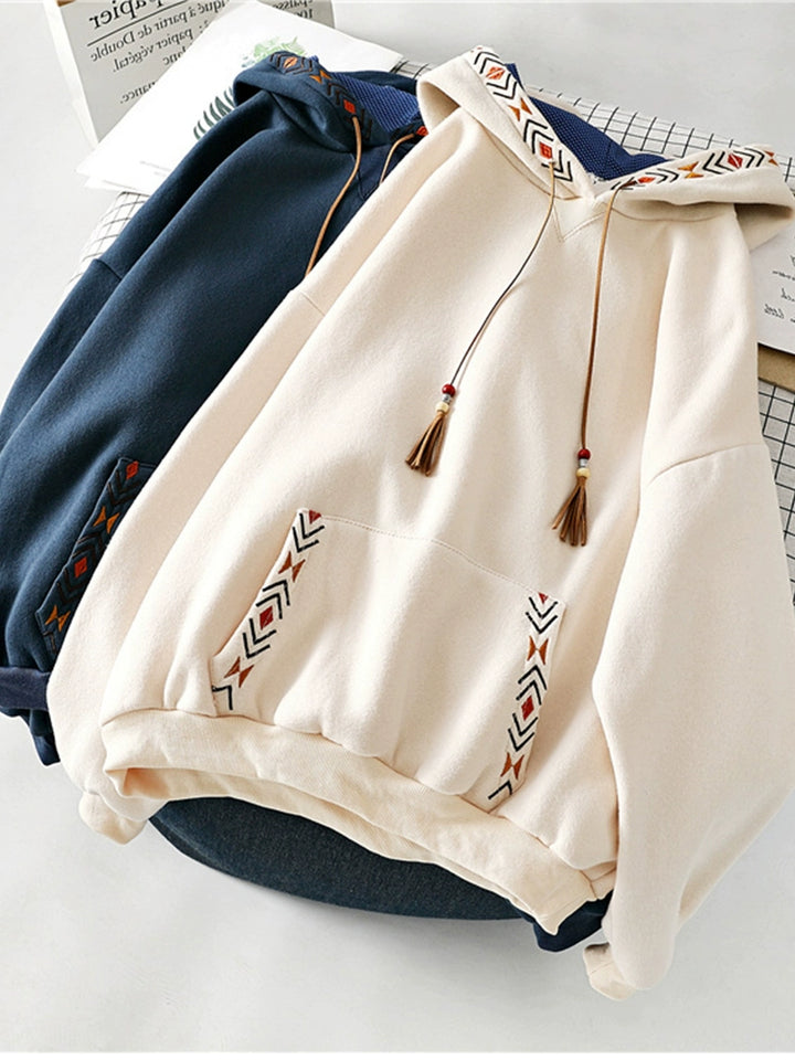 Tsukiyo Foxfire Embroidered Hoodie