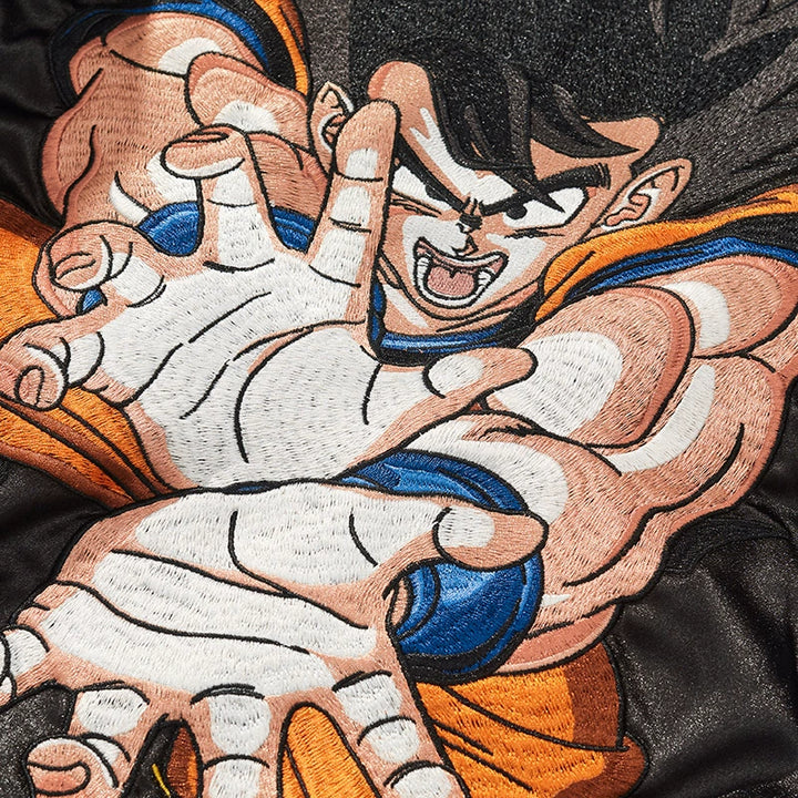 Dragon Ball Gohan Sukajan Souvenir Bomber Jacket