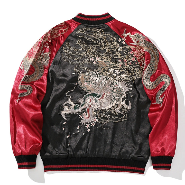 Thousands Tide Dragon Sukajan Souvenir Bomber Jacket