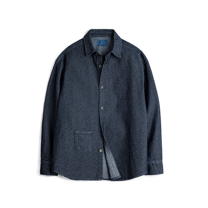 Kazura Indigo Check Workshirt