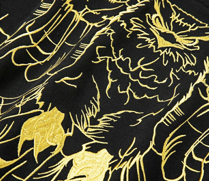 Owl Embroidered Sweatshirt