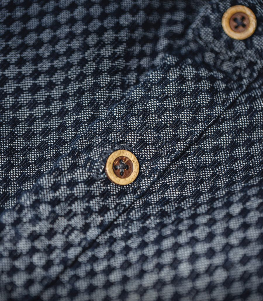 Kazura Indigo Check Workshirt