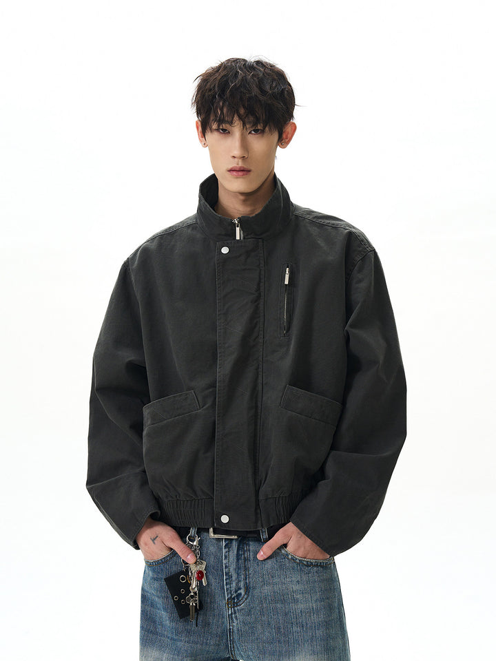 Tobari Cotton Bomber Jacket
