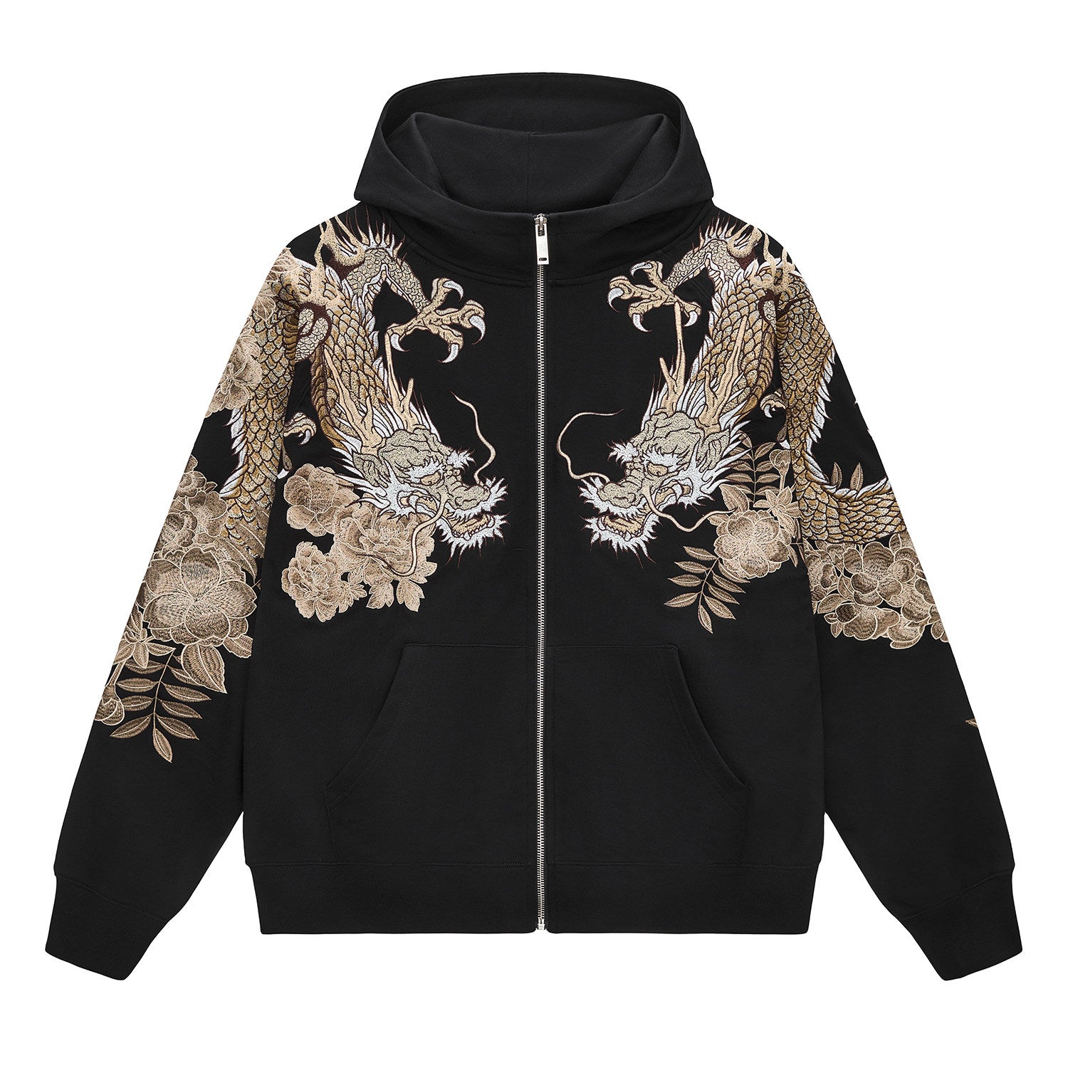 Raijin Tiger Embroidered Hoodie – Shizuka Collective