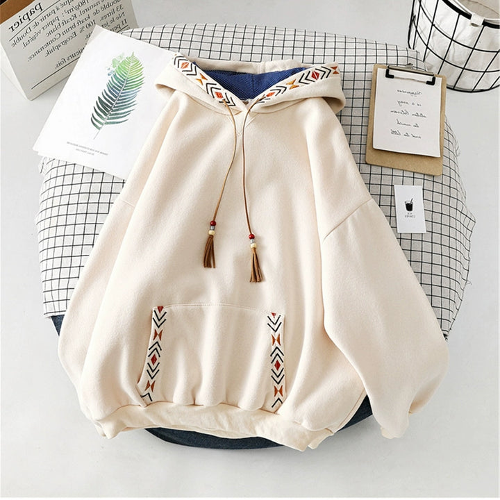 Tsukiyo Foxfire Embroidered Hoodie