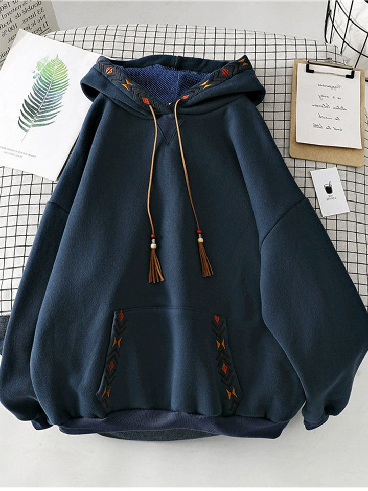 Tsukiyo Foxfire Embroidered Hoodie
