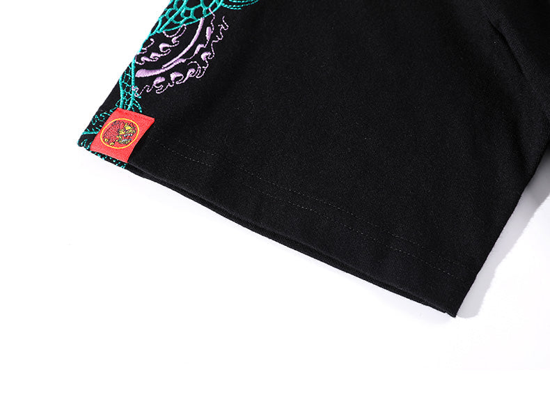 Dragon Crest Embroidered T-Shirt