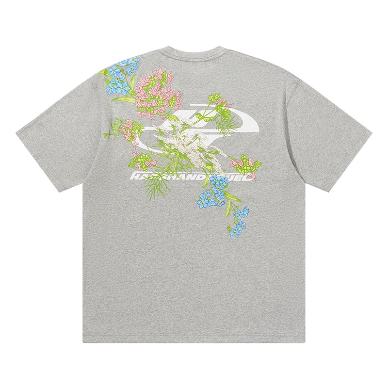 HARSH and CRUEL Floral Embroidered T-shirt