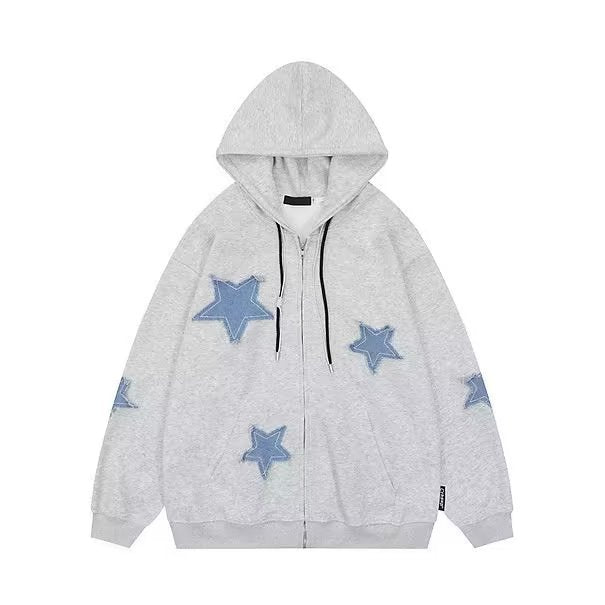 Hoshikage Star Patch Zip Hoodie