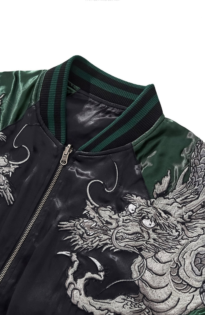 Seiryuu Embroidered Sukajan Jacket