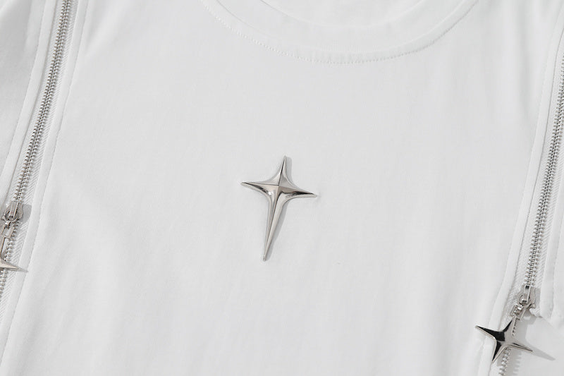 Starfall Zipper Tee