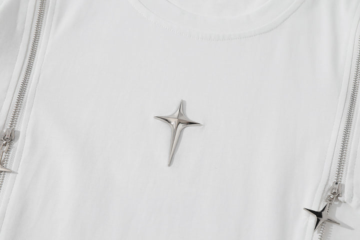 Starfall Zipper Tee