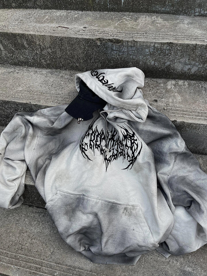 GRAILZ PROJECT Embroidered Sanskrit hoodie