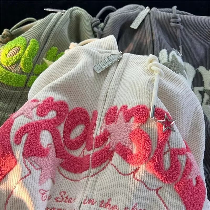 Aster Riot Chenille Zip Hoodie