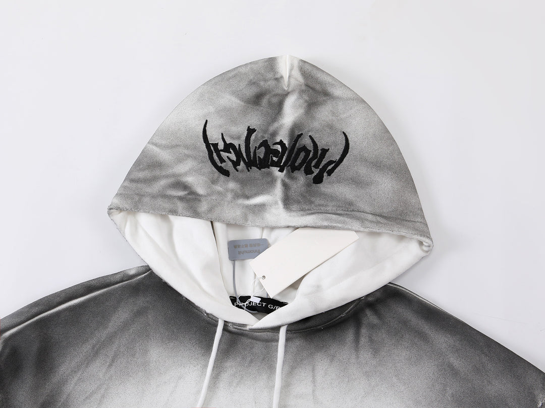 GRAILZ PROJECT Embroidered Sanskrit hoodie