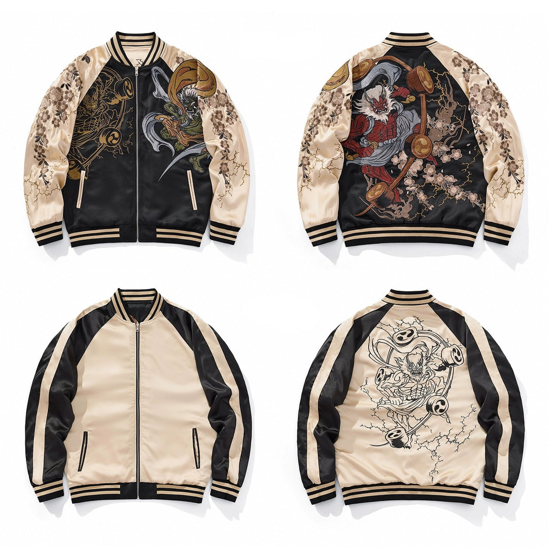 Raijin Embroidered Sukajan Jacket