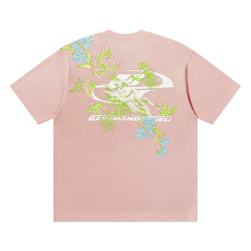 HARSH and CRUEL Floral Embroidered T-shirt