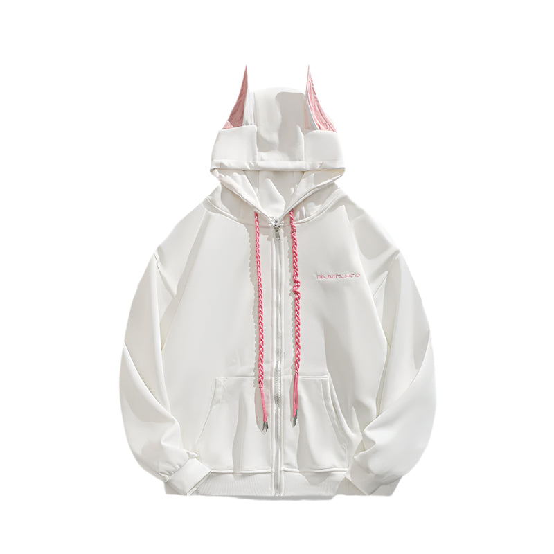 Midnight Oni Horn Hoodie
