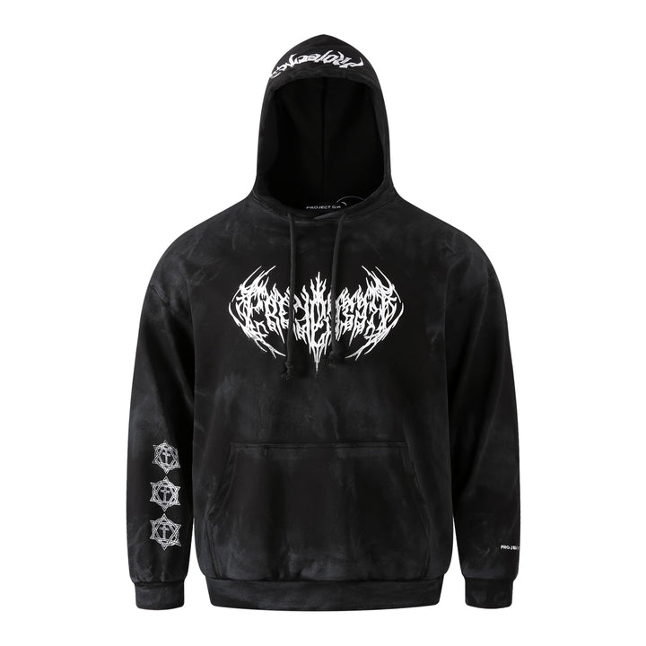 GRAILZ PROJECT Embroidered Sanskrit hoodie