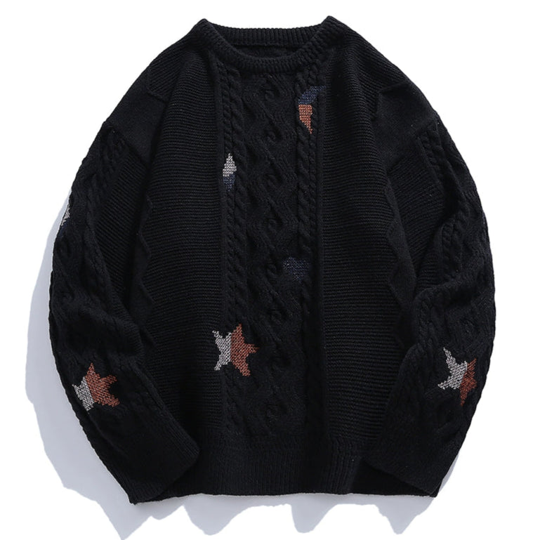 Blossom Whisper Cable Knit Sweater