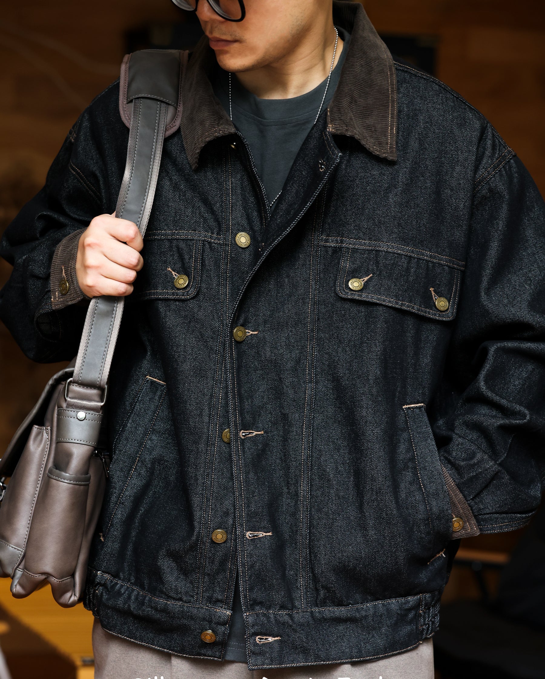 Shinjuku Corded Denim Jacket – Shizuka Collective