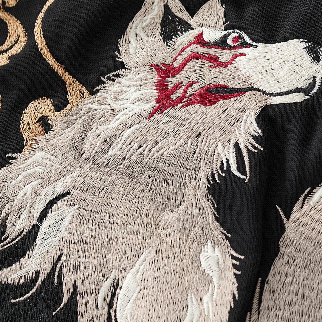 Byakko Spirit Embroidered Hoodie