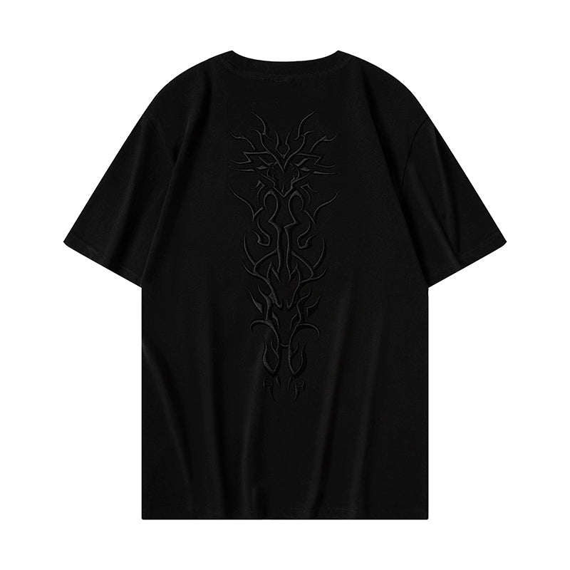 Dragon Spine Embroidery T-shirt