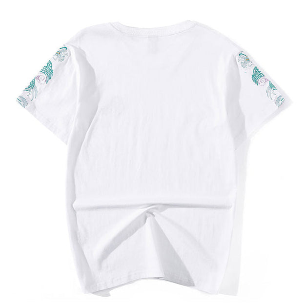 Dragon Crest Embroidered T-Shirt