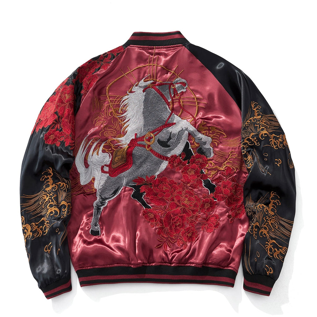 Hakuba Embroidered Sukajan Jacket – Shizuka Collective
