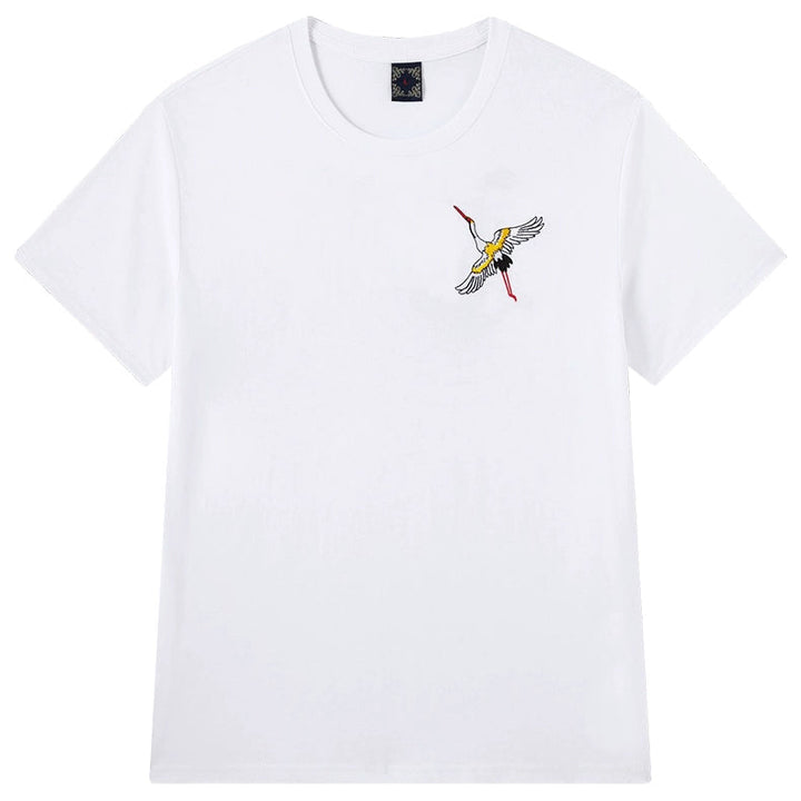 T-shirt brodé Grues de la Sérénité