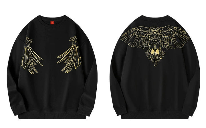 Owl Embroidered Sweatshirt