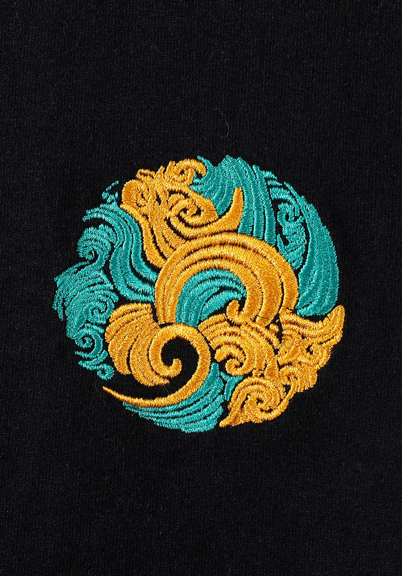Dragon Crest Embroidered T-Shirt