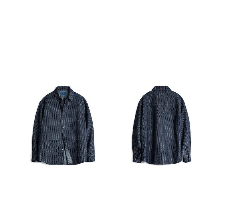 Kazura Indigo Check Workshirt