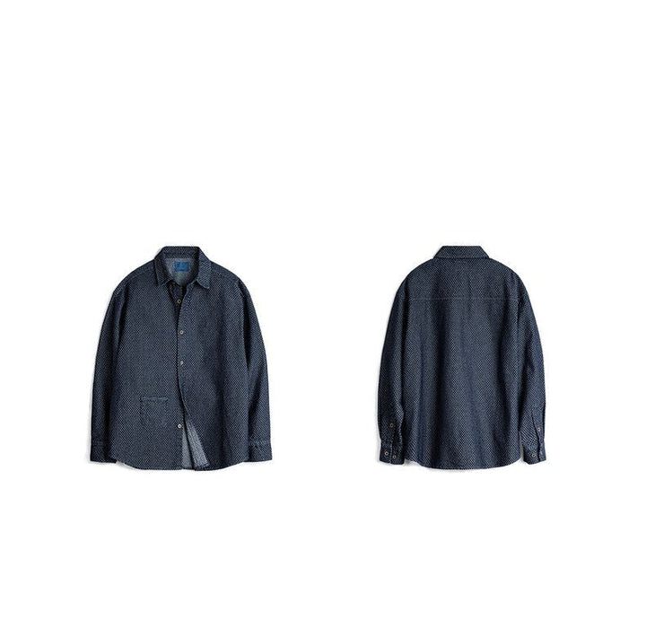 Kazura Indigo Check Workshirt
