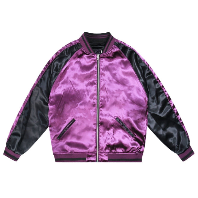 Boa Hancock Einteilige Sukajan Souvenir-Bomberjacke (Wendejacke)