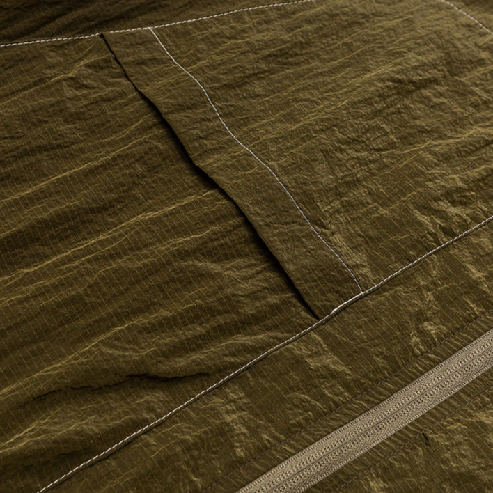 Kawagiri Utility Zip Shirt  Army Green